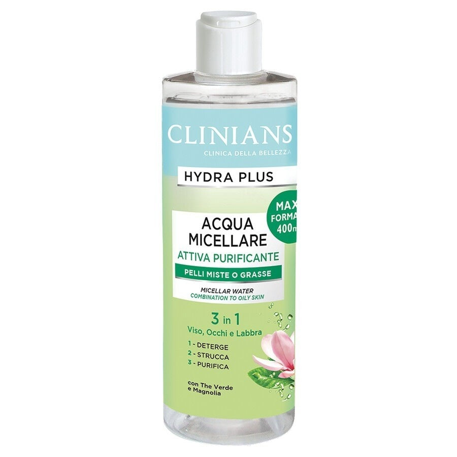 CLINIANS ACQUA MICELLARE PELLI MISTE GRASSE 400ml