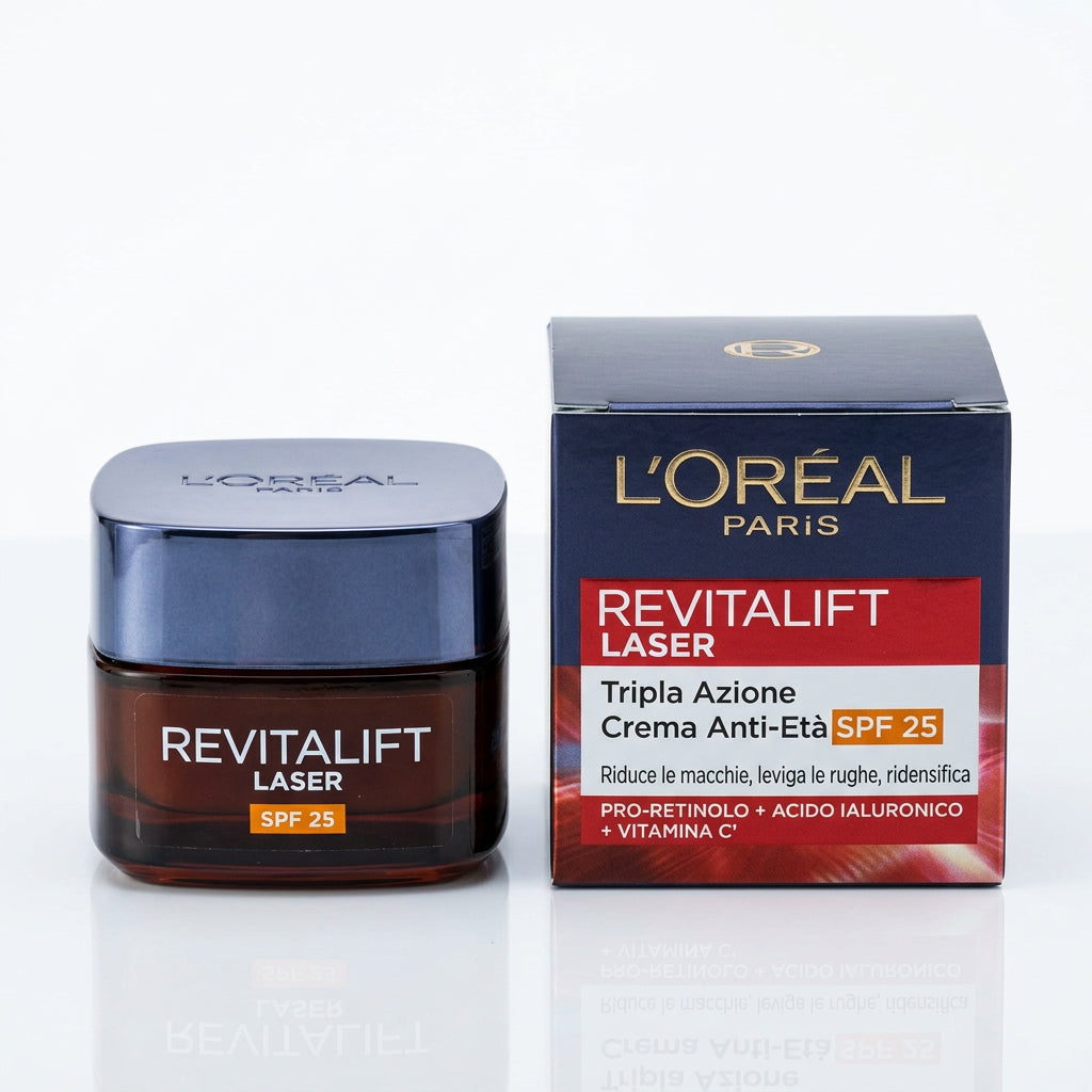 L’ORÉAL PARIS REVITALIFT LASER CREMA ANTI-ETÀ GIORNO SPF 25 – TRIPLA AZIONE.50ml