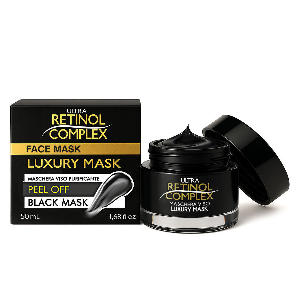 RETINOL COMPLEX -MASCHERE VISO PURIFICANTE BLACK MASK.    50ml