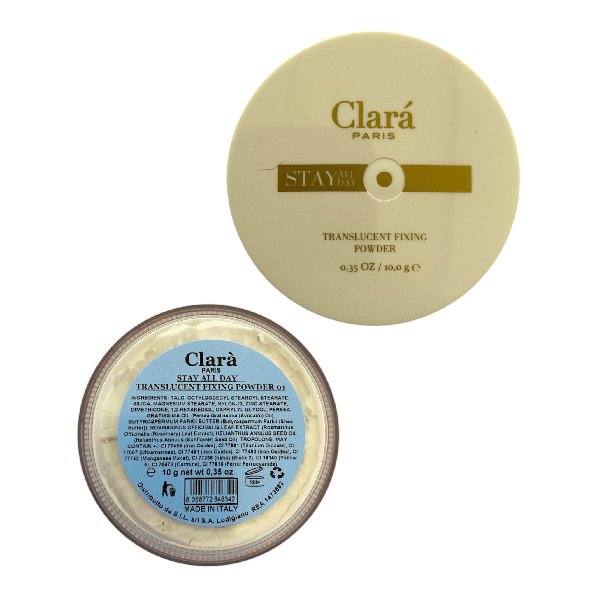 CLARÀ PARIS - CIPRIA IN POLVERE TRASLUCIDA 01