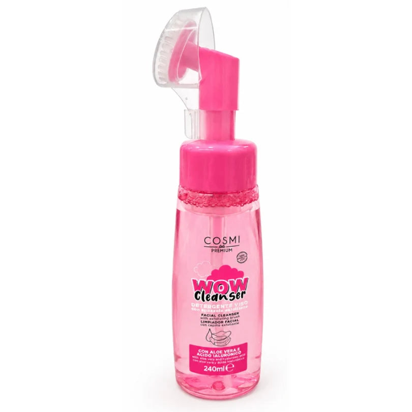 COSMI PREMIUM WOW CLEANSER DETERGENTE VISO CON SPAZZOLA ESFOLIANTE.240 ML