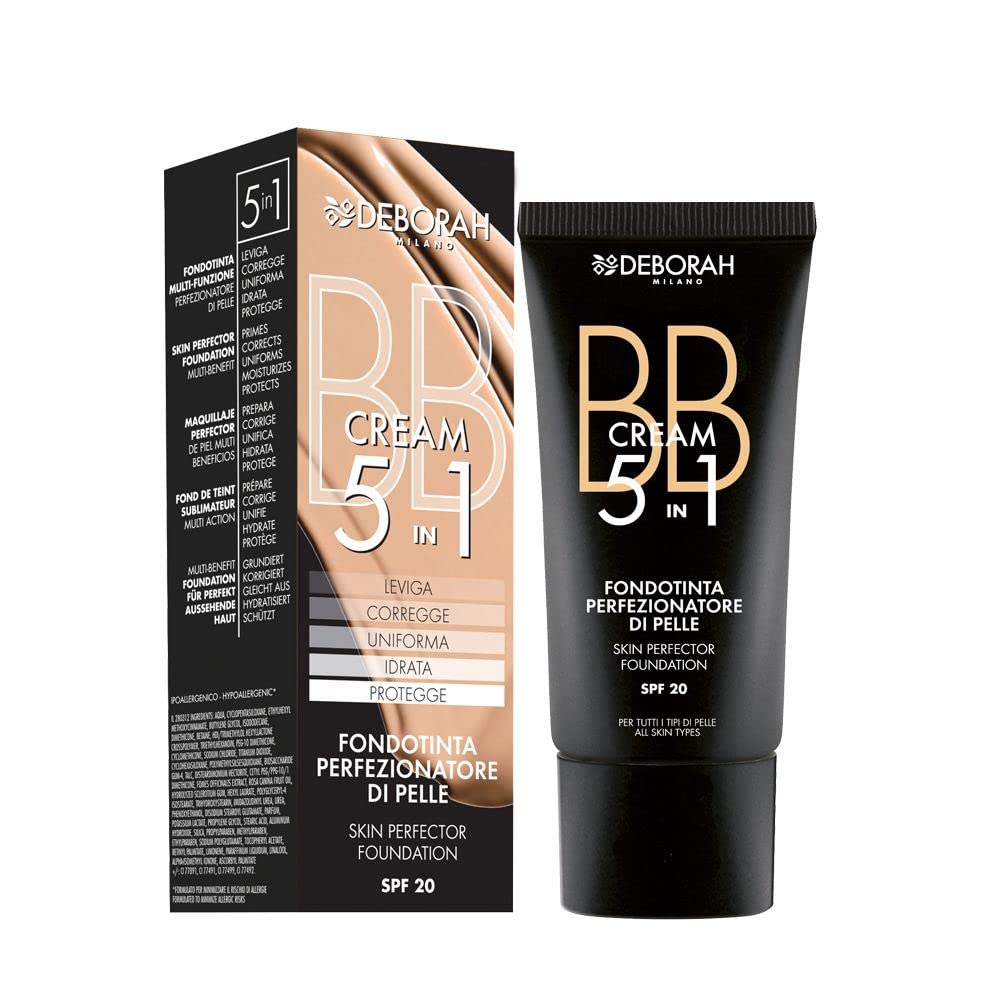 DEBORAH MILANO - BB CREAM FONDOTINTA VISO 5 IN 1. 30ml