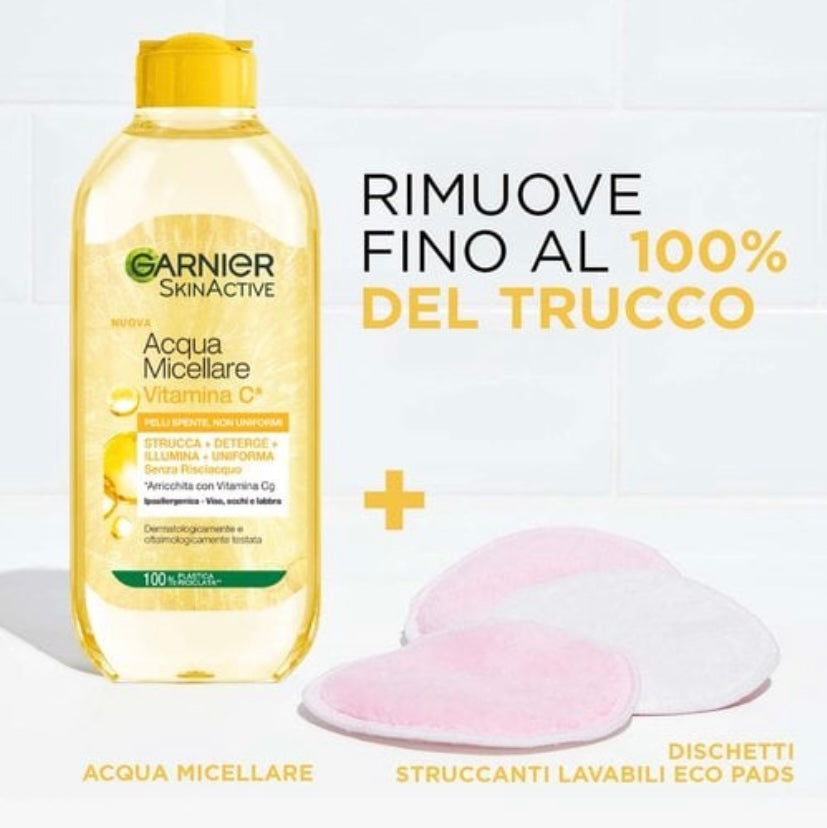 GARNIER - ACQUA MICELLARE ILLUMINANTE CON VITAMINA C. 400ml