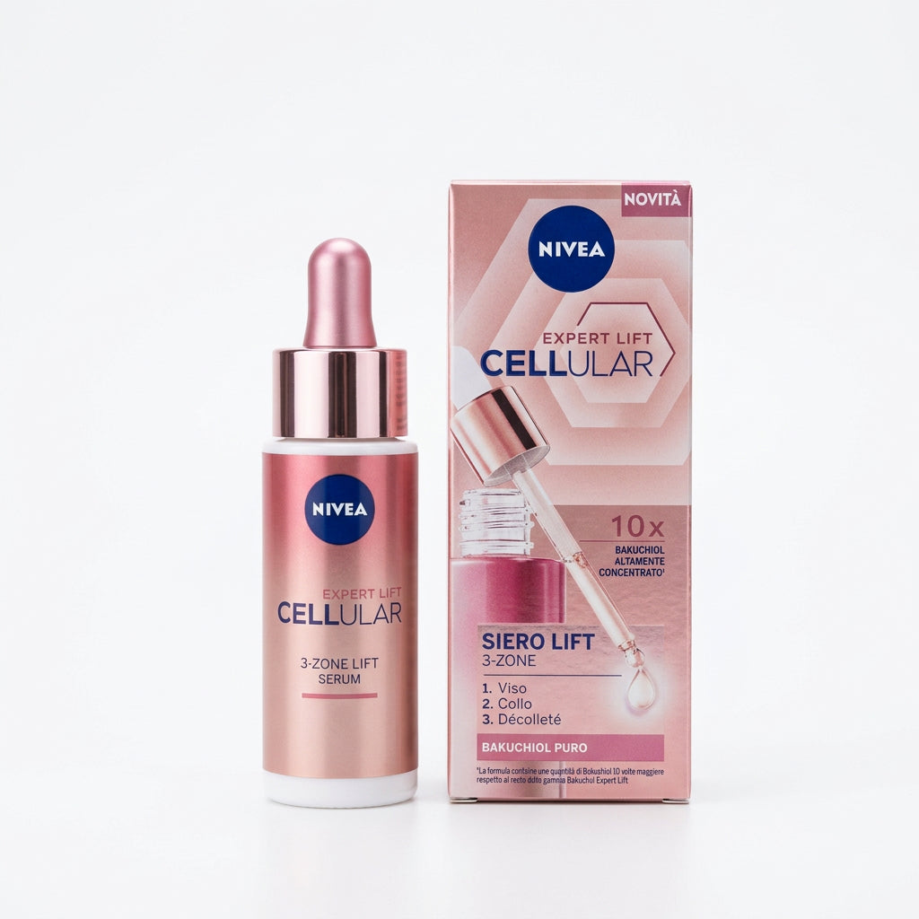 NIVEA EXPERT LIFT CELLULAR SIERO LIFT 3-ZONE CON BAKUCHIOL PURO. 30ml