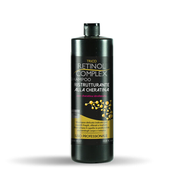 Retinol Complex Shampoo Professionale 800ml – Senza Parabeni, Made in Italy