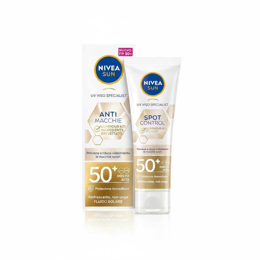 NIVEA SUN - CREMA VISO SPECIALIST FLUIDO SOLARE ANTI MACCHIE SPF 50+. 40ml