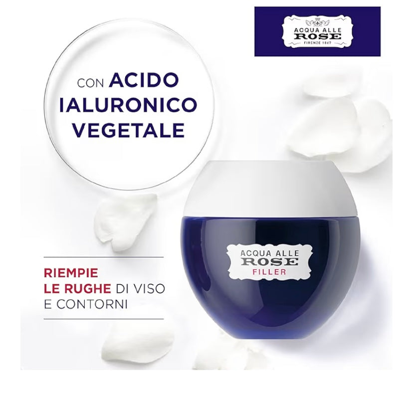 ACQUA ALLE ROSE,CREMA VISO CON ACIDO IALURONICO 50ml