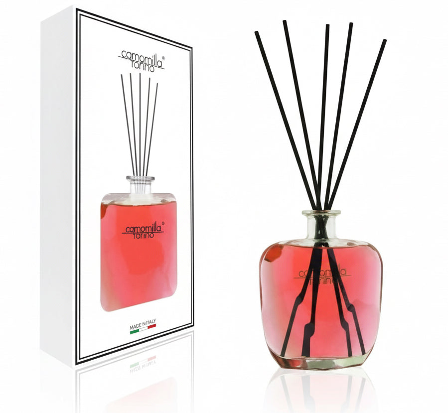 CAMOMILLA TORINO - DIFFUSORE DI PROFUMO A BASTONCINI ROSSO IMPERIALE. 700ml