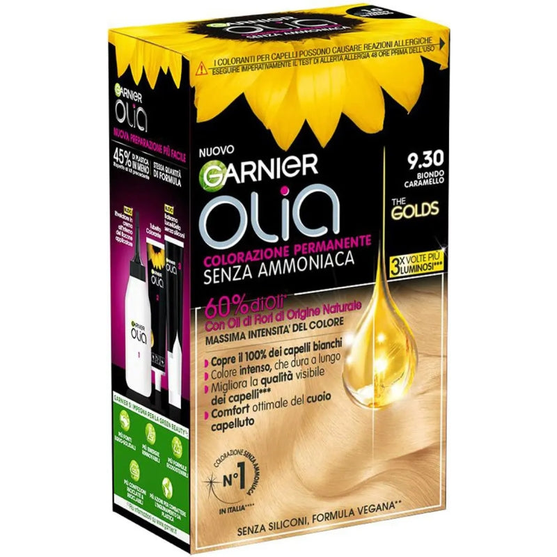 GARNIER OLIA - LA COLORAZIONE N.1 SENZA AMMONIACA - BIONDO CARAMELLO