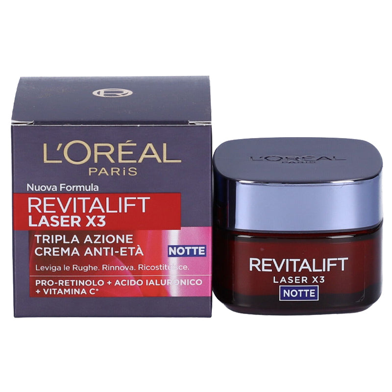 L’OREAL PARIS - CREMA VISO NOTTE REVITALIFT LASER. 50ml