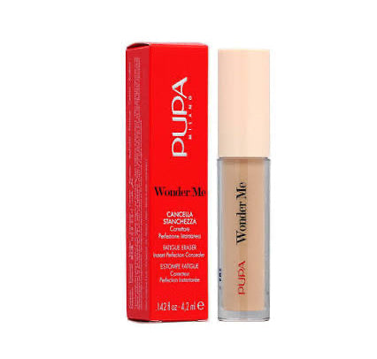 PUPA WONDER ME CORRETTORE PERFEZIONE ISTANTANEA CON ATTIVO ANTI-BORSE E OCCHIAIE.
